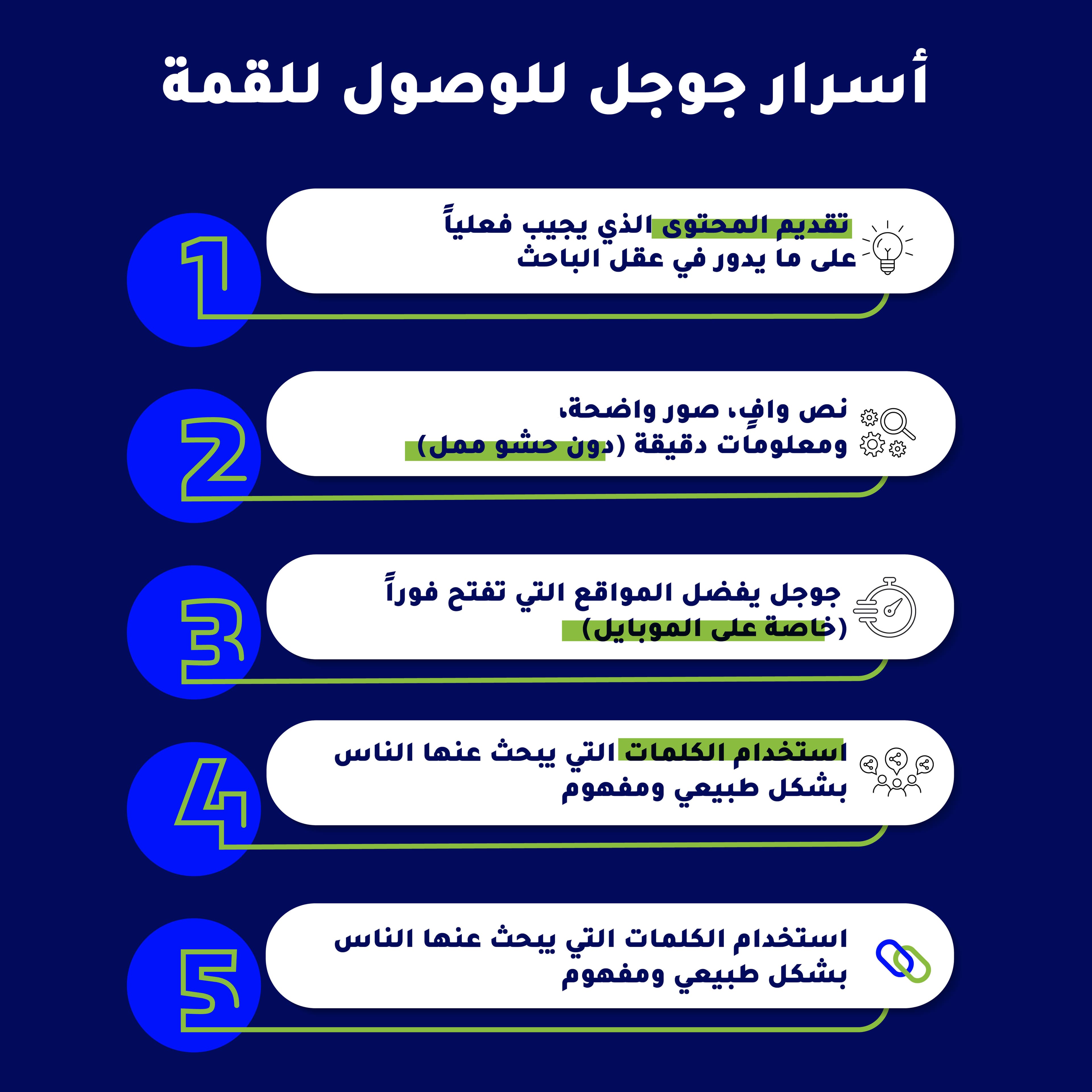 اسرار جوجل للوصول للقمة