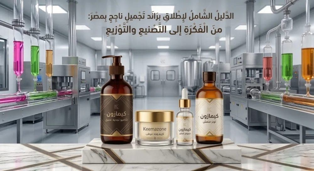 دليل تصنيع مستحضرات التجميل بعلامتك التجارية في مصر | كيما زون
