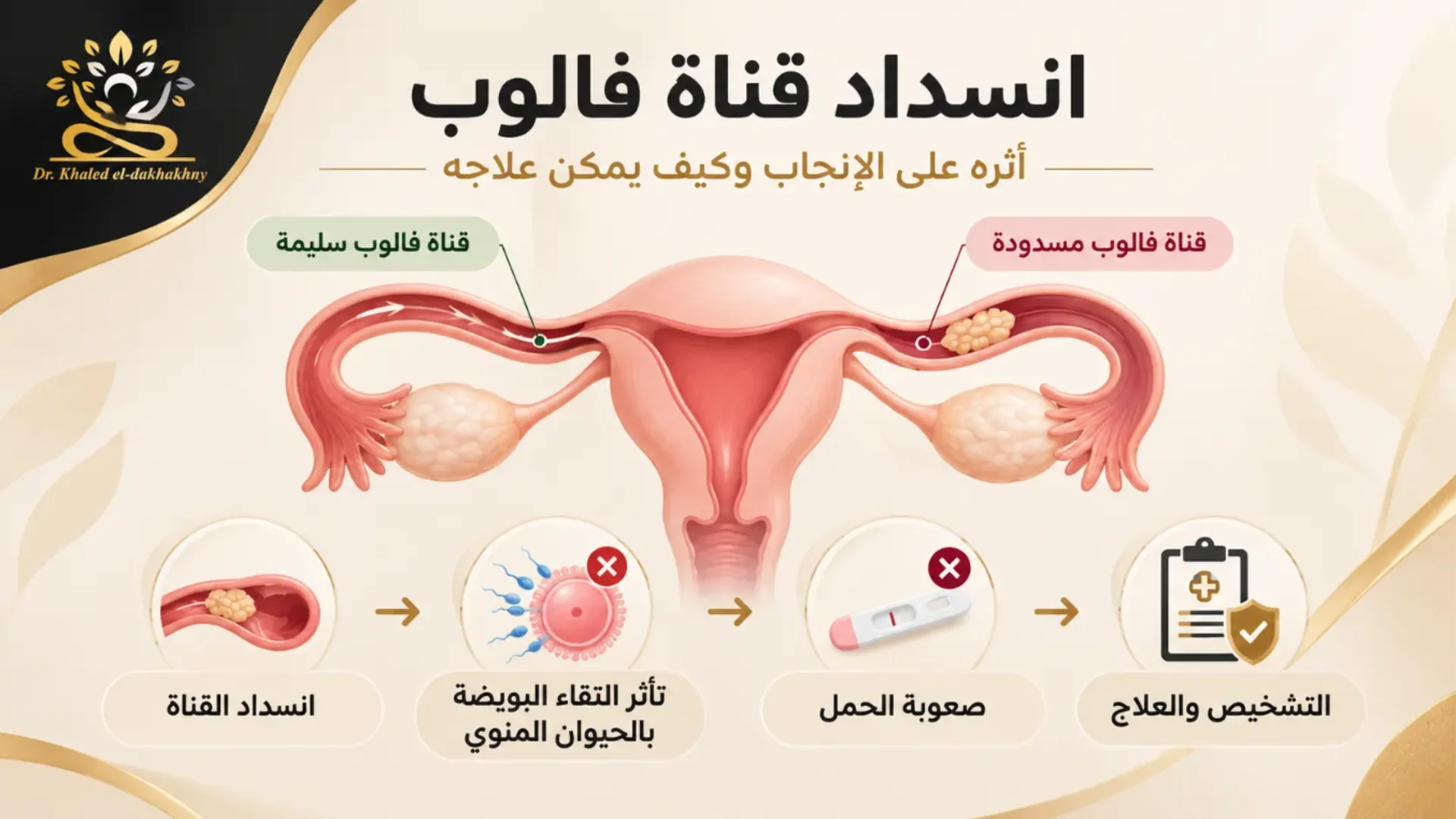 اعراض انسداد قناة فالوب وأثره على الإنجاب وكيف يمكن علاجه