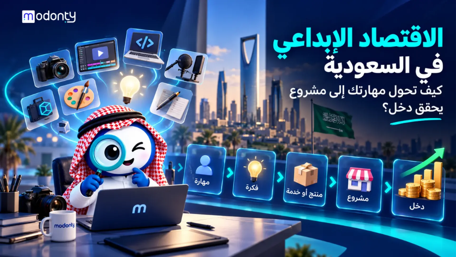 الاقتصاد الإبداعي في السعودية كيف تحول مهارتك إلى مشروع يحقق دخل؟