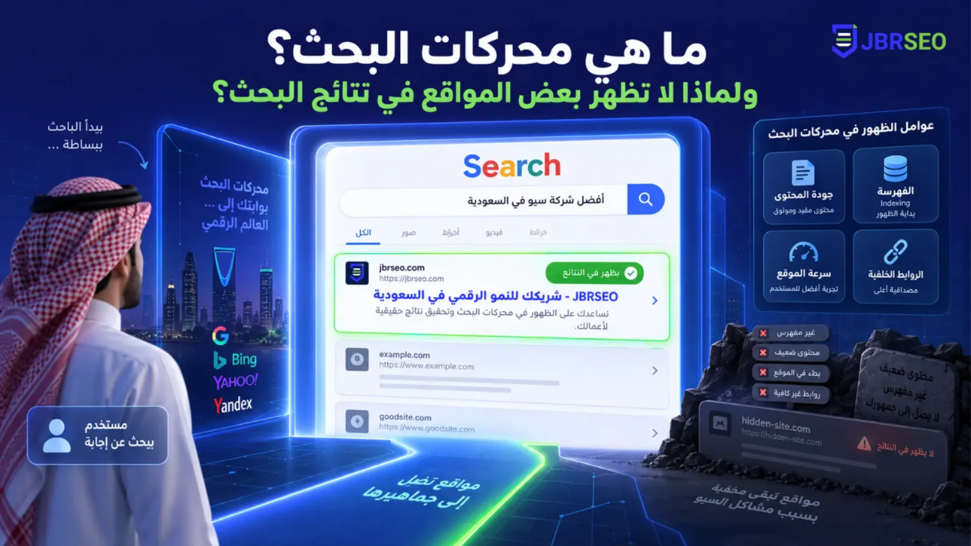 ما هي محركات البحث؟ ولماذا لا تظهر بعض المواقع في نتائج البحث؟