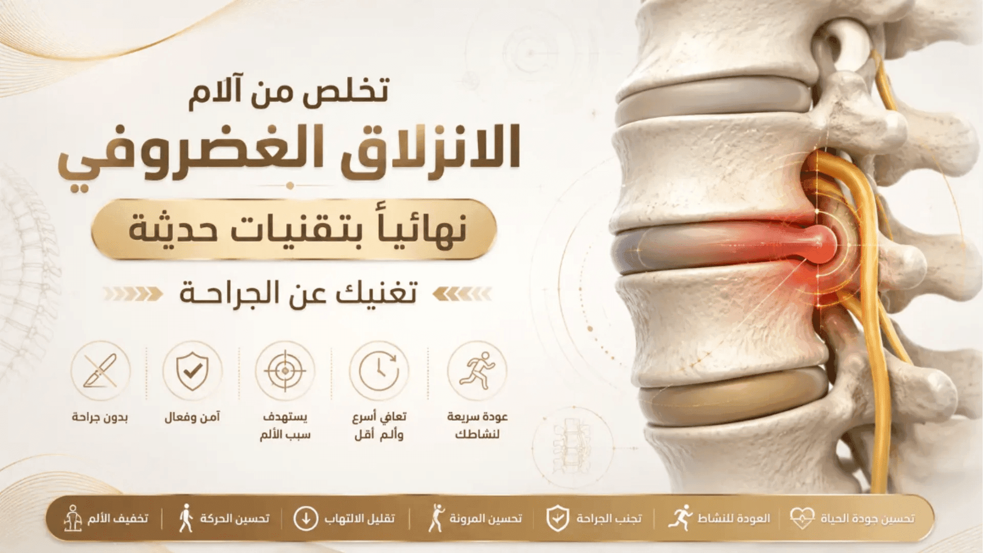 علاج الغضروف في الظهر بدون جراحة: أفضل الطرق لتخفيف الألم