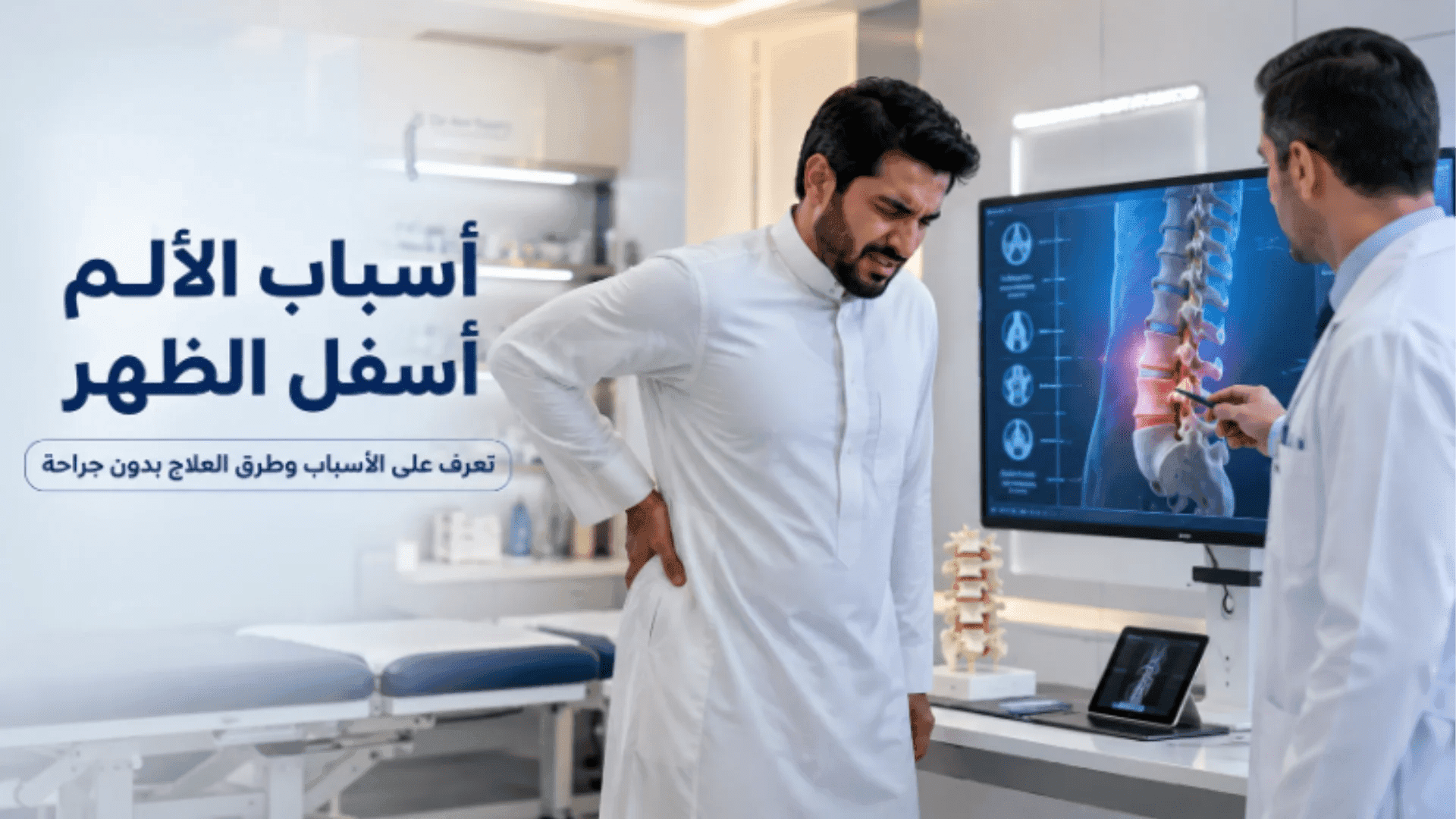 أسباب الألم أسفل الظهر وطرق العلاج بدون جراحة في مصر مع د. عمرو سعيد